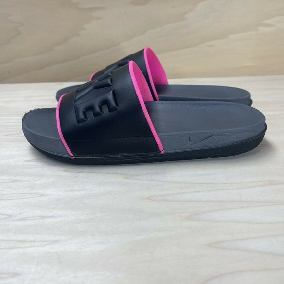 Nike Womens Offcourt Black Pink Slip On Slides Sandals BQ4632-004 Size US 7 - Picture 4 of 8